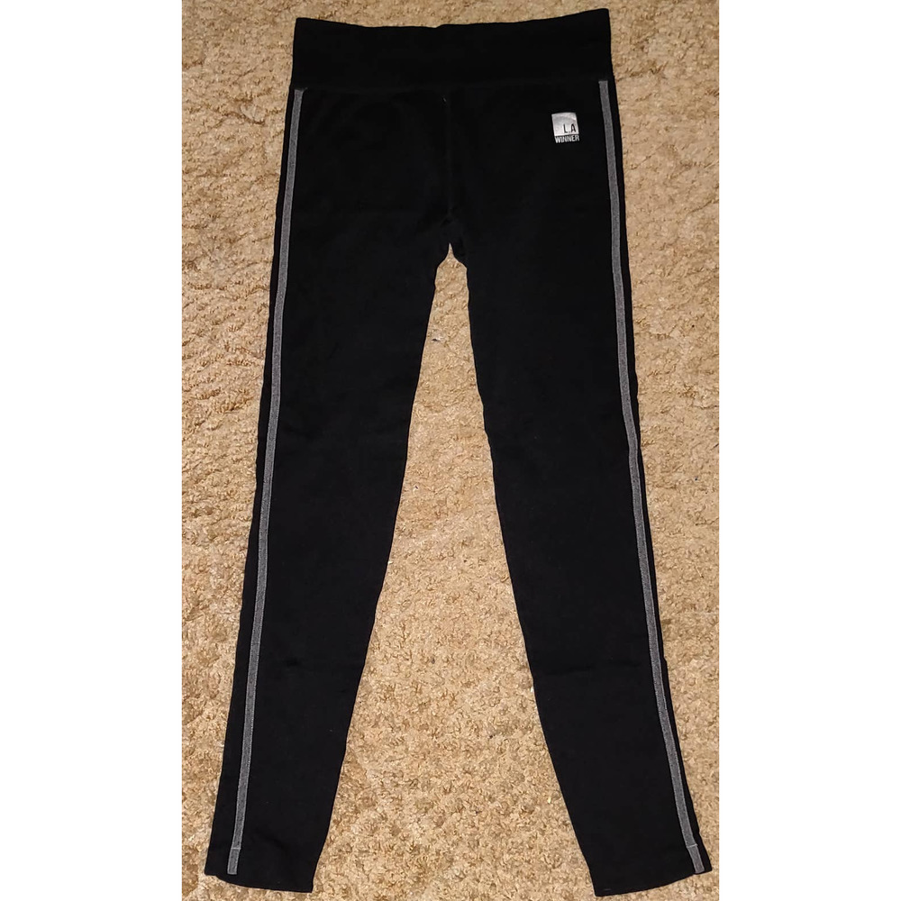 LA WINNER WOMEN'S BLACK LEGGINGS SIZE S/M